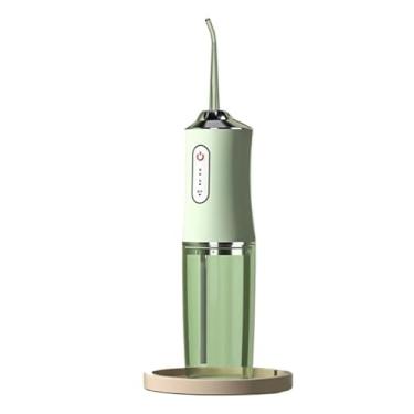 Imagem de Enxaguatório bucal portátil recarregável por USB 220 ml com bico potente para limpeza (verde)