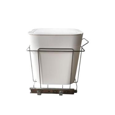 Imagem de Lixeira Aramada Desliz. 12 Litros Fix Base Click (com reservatório par