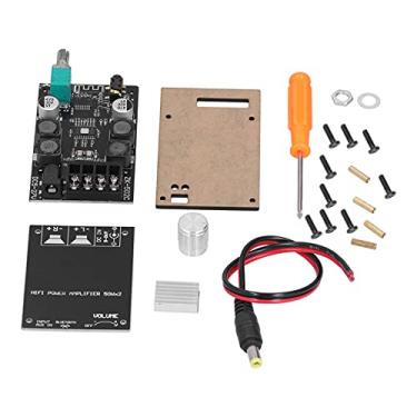 Imagem de GRCFUMO ZK 502C Placa de amplificador de potência HiFi, placa de amplificador de áudio estéreo digital, 50W Conveniente DIY Clear Sound Filtro Indutância TPA3116 Amplificador de