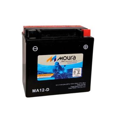 Imagem de Bateria Moura Moto  MA12D  12 Ah
