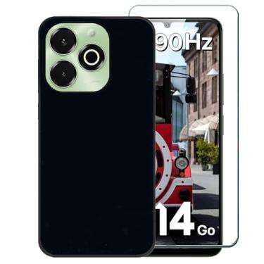 Imagem de Ranyi Capa para celular UMIDIGI G9X com protetor de tela, TPU fino e flexível com cantos reforçados, capa protetora de borracha de silicone compatível com UMIDIGI G9X (apenas 2025 de 6,7 polegadas