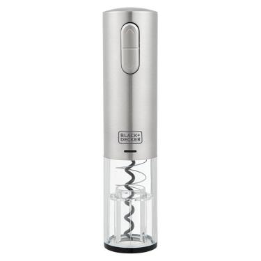 Imagem de Abridor de Vinho a Bateria Black Decker em Aço Inox