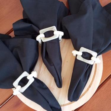 Imagem de Porta Guardanapo Corrente Off Medindo 5cm x 5cm - Mesa e seus encantos