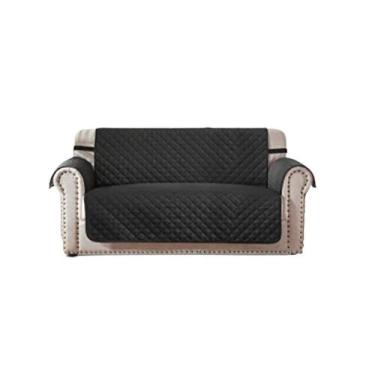 Imagem de Capa de sofá de 2 lugares com fecho e faixas anti-derrame - Lightbek O