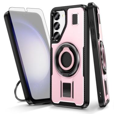 Imagem de Asuwish Capa de celular para Samsung Galaxy S23 Plus S23+ 5G com protetor de tela de vidro temperado e suporte de anel, acessórios de proteção à prova de choque para celular S23plus 23S + S 23 23+