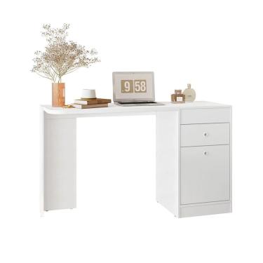 Imagem de Bancada Camarim Desejo Branco Fosco Liso - Albatroz Móveis