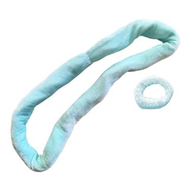 Imagem de Generic Laço de mão profissional multifuncional, prático e de alta resistência, com 40 cm de comprimento e pequeno círculo para circo pole dance, Azul Claro
