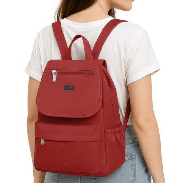 Imagem de Bolsa Casual Media Feminina Mochila Pequena Escolar Trabalho Alça De M