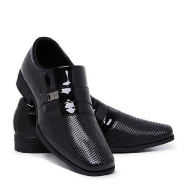 Imagem de Sapato Social Masculino Elegante Bico Fino Pull On 738 (Preto, BR, Adulto, Numérico, 43)