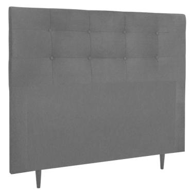 Imagem de Cabeceira Estofada Cama Box Queen 160 Cm Helena Suede Preto