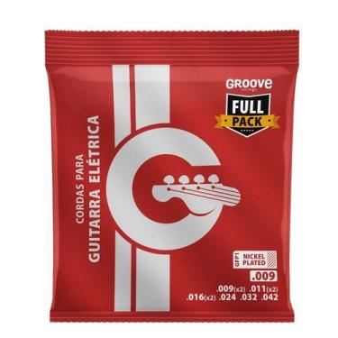 Imagem de Encordoamento Groove Guitarra 009 Gfp1 Solez 3 Cordas Extras
