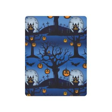 Imagem de JUZIHAI Lençol de berço Halloween Hut para meninos e meninas, macio, elástico, respirável, para berço padrão e cama infantil, 99 x 68 cm