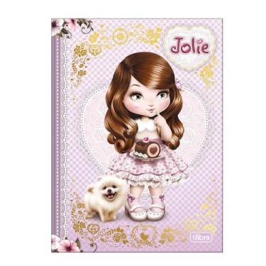 Imagem de Caderno Colegial Brochura Jolie 80 Folhas Tilibra, Roxo
