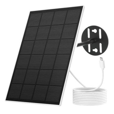Imagem de Carregador de painel solar NETVUE tipo C 3W IP65 impermeável