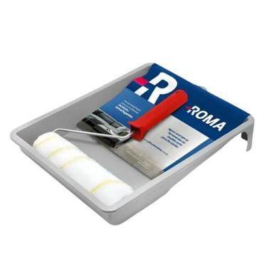 Imagem de KIT PINTURA 68504 3 PECAS C ROLO 822 23 23cm - ROMA