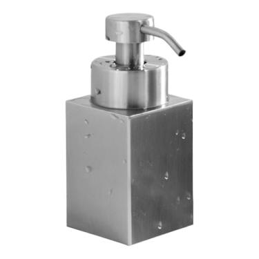 Imagem de Dispensador de de aço inoxidável | Frasco de loção recarregável | Dispensador de de 200 ml | para xampu de gel de banho, condicionador, casa de banho, pia de cozinha