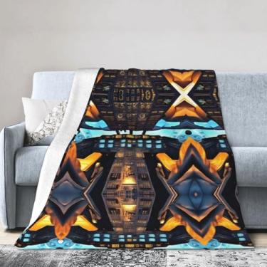 Imagem de Cobertor grande ultra macio com estampa de cabine de avião, perfeito para cama, sofá e viagens, manta de flanela aconchegante e quente