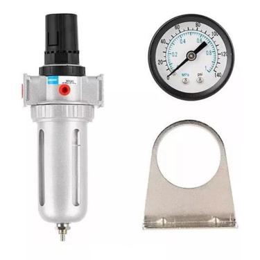 Imagem de Filtro de Linha Lubrifil SFR200 1/4 - Filtragem 40 - Pressão 0,5-10 Bar - Drenagem Semi Automática