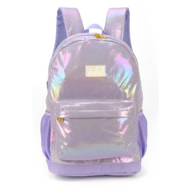 Imagem de Mochila Costas Feminina Juvenil Barbie Brilho Metalizado.46377