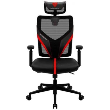 Imagem de Cadeira Office Thunder X3 Yama1, Até 150kg, Ajustável, Ergonômica, Vermelho E Preto - 69675