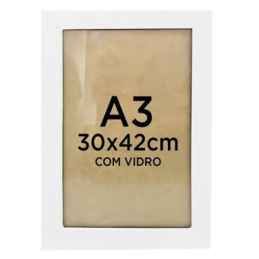 Imagem de Moldura Quadro A3 30x42 Diploma Certificado Foto Com Vidro - Várias Co