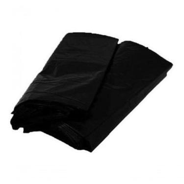 Imagem de Saco para Lixo 100 Litros Preto 0,08MM Reforçado com 100 Unidades Higipack