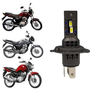 Imagem de Lâmpada Farol Moto Honda CG150 160 UltraLed Headlight H4 Nano Pk20 Per