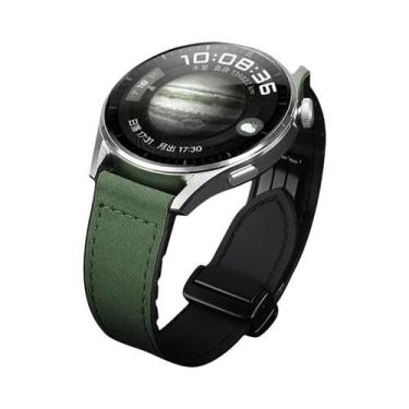 Imagem de Pulseira De Couro E Silicone De 20/22mm Para Huawei Watch GT 4 3 2 GT2