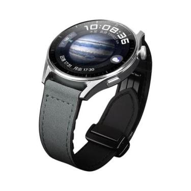 Imagem de Pulseira De Couro E Silicone De 20/22mm Para Huawei Watch GT 4 3 2 GT2