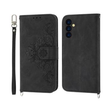 Imagem de Capa De Couro Para Samsung Galaxy S25 Edge S24 S23 FE S22 Ultra S21 S2