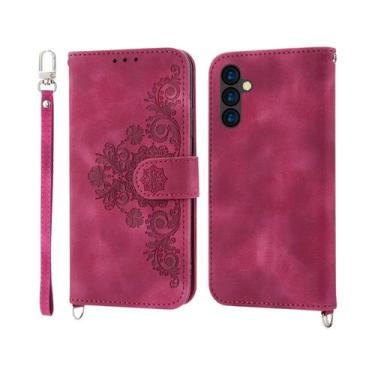 Imagem de Capa De Couro Para Samsung Galaxy S25 Edge S24 S23 FE S22 Ultra S21 S2