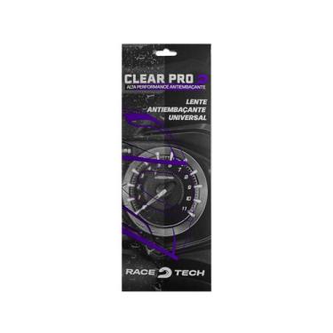 Imagem de Pinlock Lente Universal Antiembaçante Race Tech Clear Pro