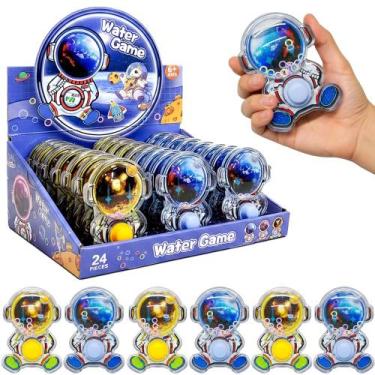Imagem de 24 Brinquedos Aquaplay Argolas Astronauta Sacolinha Surpresa
