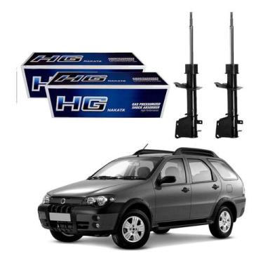 Imagem de Par Amortecedor Dianteiro Palio Adventure 1.8 2003 A 2008 - Nakata