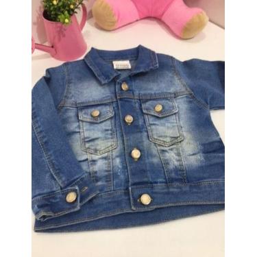 Imagem de Jaqueta Jeans Menina Bebe Fofinho - Fofinho , P, Azul claro