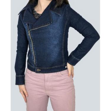 Imagem de Jaqueta Ziper 84% ALGODÃO, 14% POLIESTER E 2% ELASTANO Blufera Jeans 1