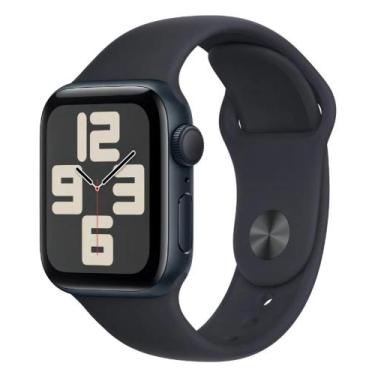 Imagem de Apple.Watch.SE 2 Geração GPS meia-noite alumínio 40mm Pulseira esporti