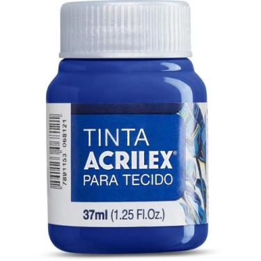 Imagem de Tinta para Tecido Fosca 37ML Azul Cobalto Duzia - Acrilex