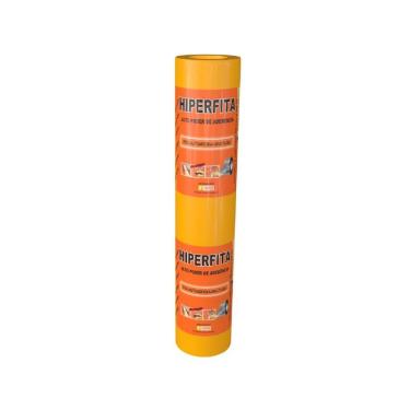 Imagem de Fita Asfáltica Adesiva Aluminizada - 60cm - Multiuso com Fácil Aplicação - Resistente para Telhados e Dutos - Prata