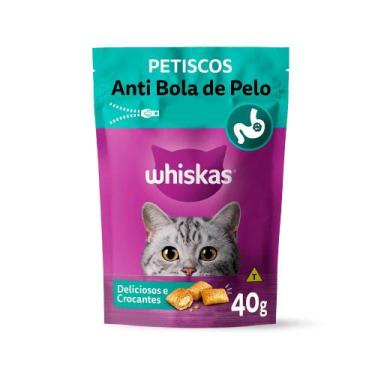 Imagem de Petisco Whiskas Temptations Anti Bola Pelo Gatos Adultos 40g - MARS/ E