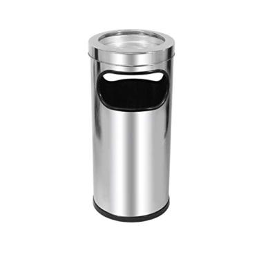 Imagem de Cinzeiro Lixeira Em Aço Inox