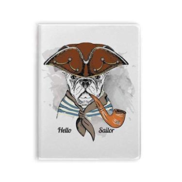 Imagem de Caderno de ilustração em aquarela adorável com capa de goma Diário de capa macia