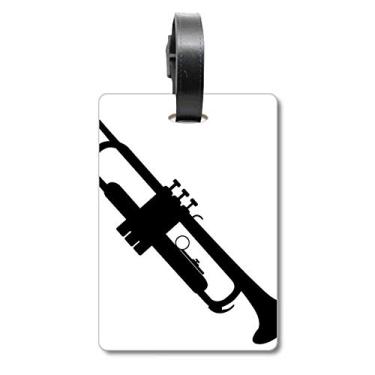 Imagem de Sons de vitalidade música clássica, bolsa de viagem, etiqueta para cartão de bagagem