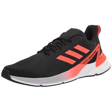 Imagem de adidas Tênis de corrida masculino Super Response, Preto/Vermelho Solar/Prata Halo, 10