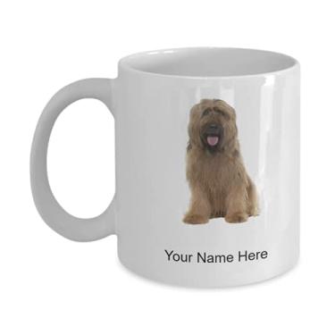 Imagem de Caneca personalizada Briard-in-studio - Caneca de café para amantes de Briard-in-studio Idea crianças meninos meninas amam - Caneca de café de 325 ml
