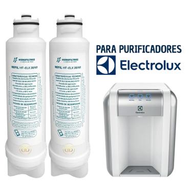 Imagem de Kit 02 Refil Filtro Electrolux Purificador Água Pe11b Pe11x