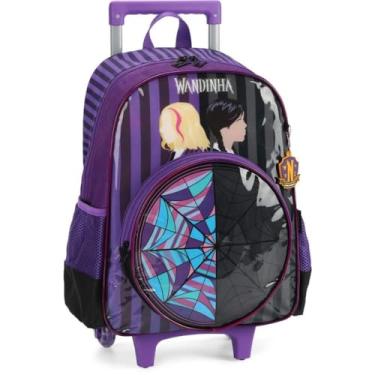 Imagem de Mochila com Rodinha, Luxcel, Wandinha, M, Roxa