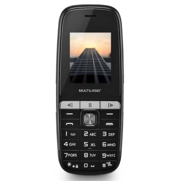 Imagem de Celular Multilaser Up Play Dual Chip - Tela 1.8, Câmera, MP3, Rádio FM - P9076 - Preto