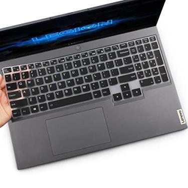Imagem de Capa de teclado para Lenovo Legion Pro 7 7i 40.6 cm, Legion 5 5i Pro, Legion 5 5i 5p 5pi 7i 39.6 cm 43.9 cm, Legion Slim 7 7i 15.6, IdeaPad 3 3i 15.6 Gaming, LOQ 39.6 cm 40.6 Película de teclado cm -