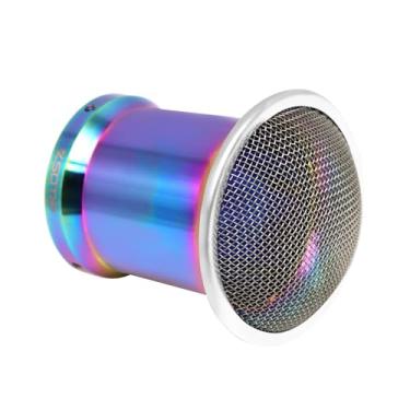 Imagem de ZSDTRP Filtro de ar do carburador, pilha de velocidade limpa, 50 mm de comprimento, liga de alumínio CNC com malha SUS304 para PW-K 21-34 mm, PE28-30 mm Carb Moped Pit Dirt Bike ATV Scooter (colorido,